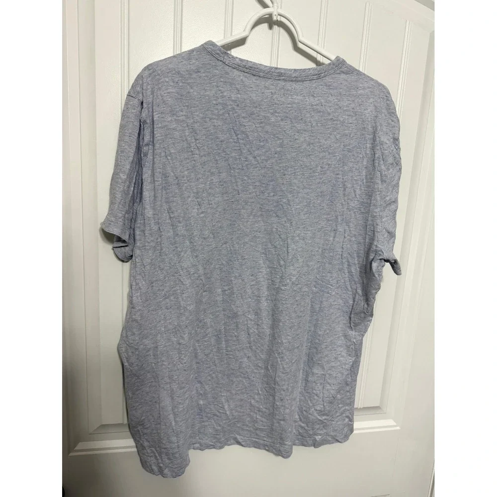 Banana Republic Vintage Tee Mens XL Light Blue Short Sleeve Pocket T-Shirt